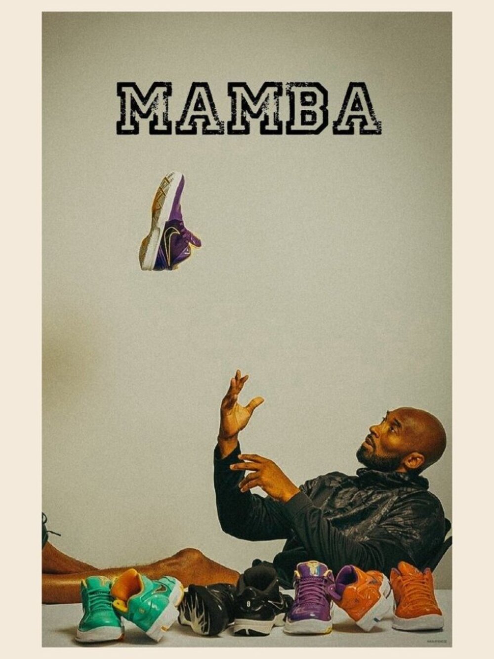 Kobe Bryant Laid Back Poster_
